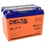 Delta GEL 12-75 свинцово-кислотный аккумулятор