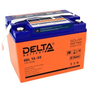 Delta GEL 12-33 свинцово-кислотный аккумулятор