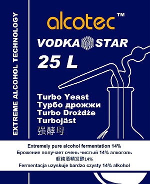   Alcotec Turbo Yeast Vodka Star, 66 